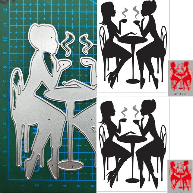 Bestie Metall-Stanzform für DIY-Kunsthandwerk und Fotoalbum-Dekoration - Bild 1