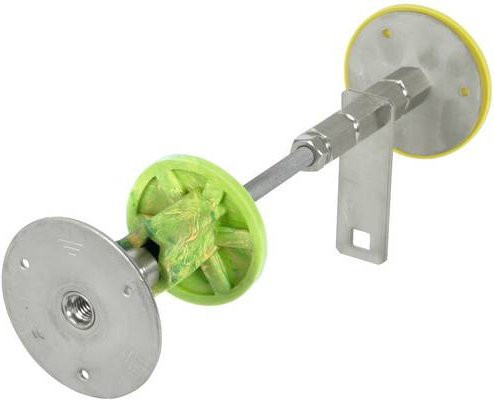 DEHN Wanddurchführung WD M10 12 V4A DWD L300 400 STTZN in Silber und Weiß - Bild 1