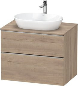 Duravit Waschtischunterschrank D-Neo in Beige Matt, Breite: 80 cm, Tiefe: 55 cm, Höhe: 66,4 cm - Bild 1