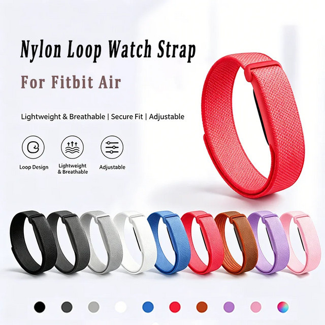 Uhrenarmband Nylon, geflochten, Schwarz, Unisex - Bild 1