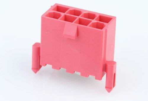 Molex Stiftgehäuse-Kabel 1724470412 in Rot aus Kunststoff - Bild 1