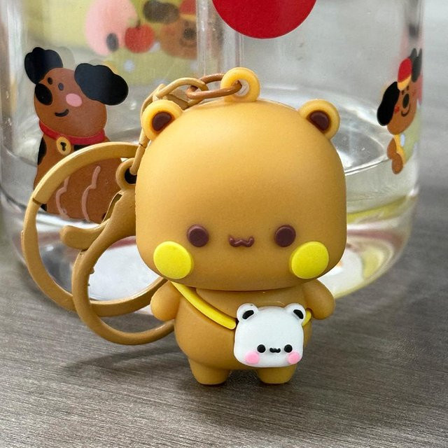 Panda Bubu Plus Yier Anhängerpuppen, Cartoon-Pandabär-Puppe, Schlüsselanhänger, Unisex - Bild 1