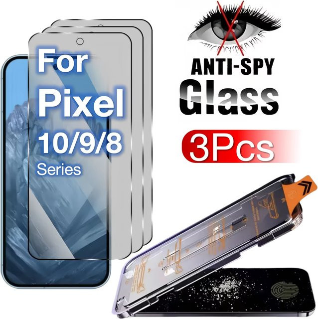 Displayschutzfolie aus gehärtetem Glas für Google Pixel 9 Pro XL 9 8 7 6 transparent - Bild 1