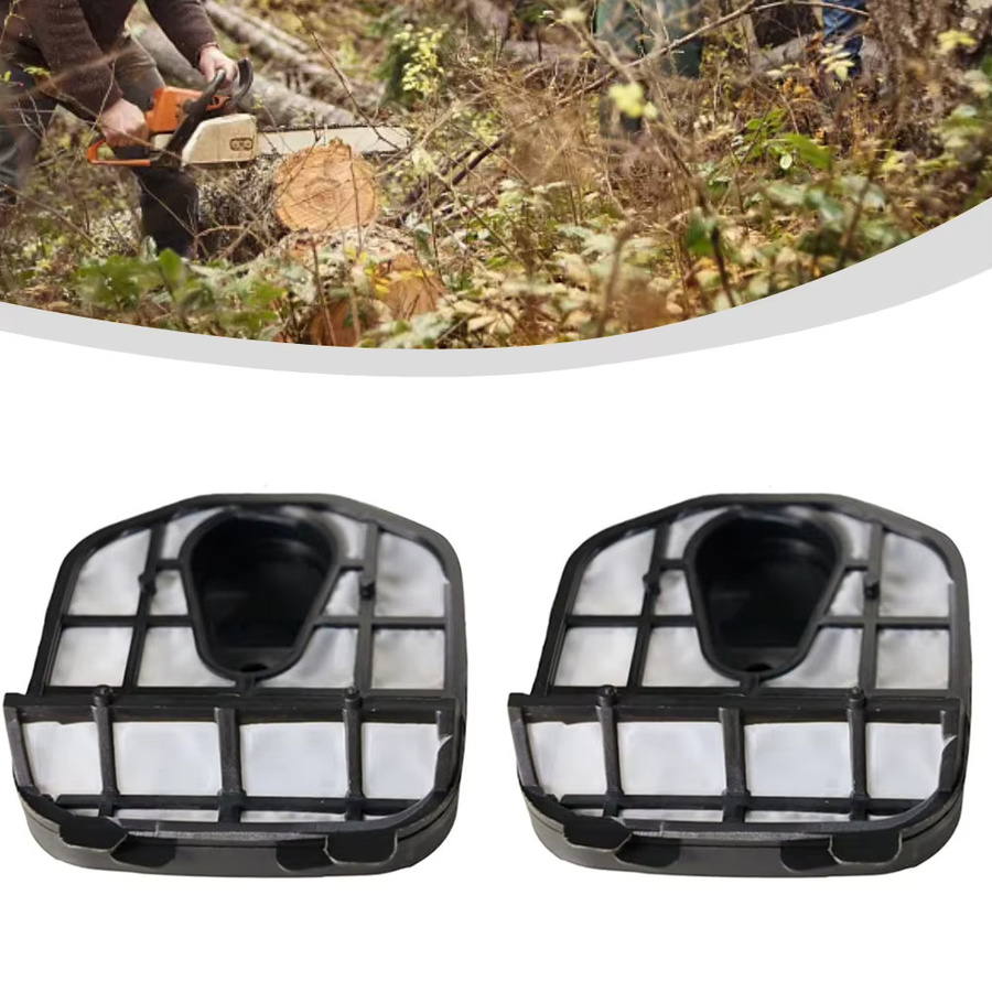 2er-Pack Luftfilter für Echo Kettensägen CS-490 CS-4910 CS-500P CS-501P, Ersatzteil A226001090 90174Y, Weiß - Bild 2