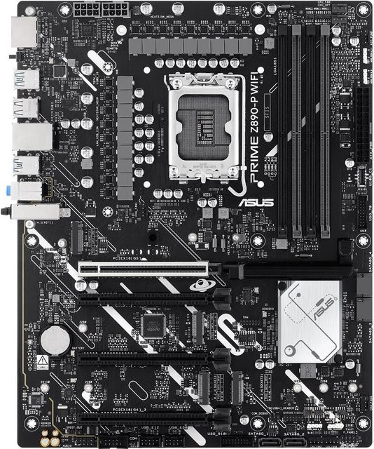 ASUS PRIME Z890-P WIFI Mainboard mit LGA1851-Sockel, Z890 Chipsatz, ATX, DDR5, Wi-Fi 7, Bluetooth und 2,5 Gigabit LAN in Schwarz - Bild 2