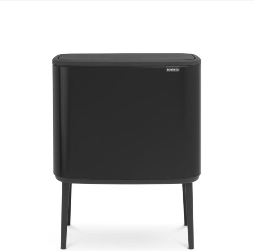 Brabantia Abfalleimer BO TOUCH BIN in Schwarz, B/T/H: 54 x 54 x 2 cm - Bild 2