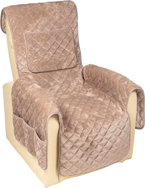 Sesselschoner Extra Warm von viva domo in Beige - Bild 1