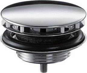 Hansgrohe Ablaufgarnitur für Waschbecken mit Verschluss, Edelstahl, Farbe Black Chrome - Bild 1