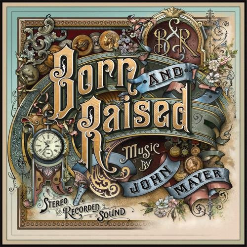 John Mayer - Born And Raised CD (Columbia, 2012, Rock, Schwarz) - Bild 1