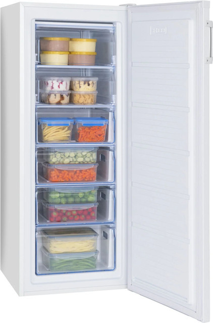 GSW Gefrierschrank GS 324 100 W Upright Standgerät, Weiß, H: 186 cm, B: 60 cm, T: 66 cm - Bild 1