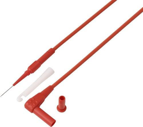 Voltcraft MSL-520 Messleitung mit 4 mm Stecker und 0,7 mm Messnadel in Rot, Länge: 1,5 m - Bild 1