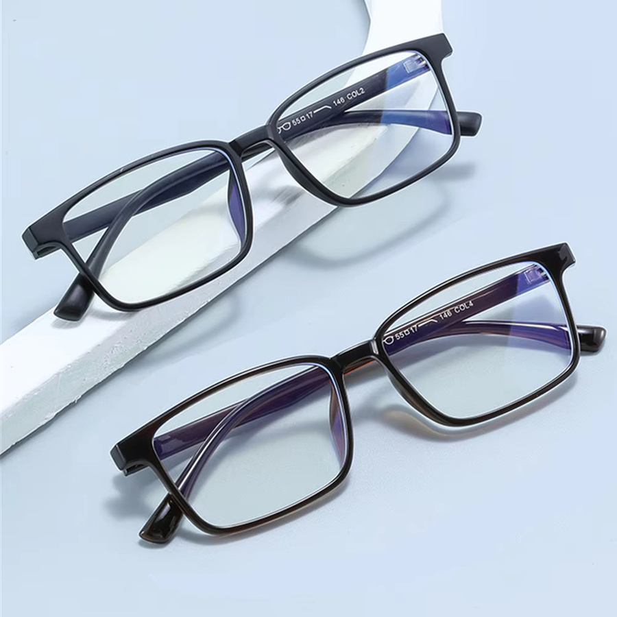VIVIBEE Korrektionsbrille Herren, Vollrand, TR90, schwarz, matt - Bild 2