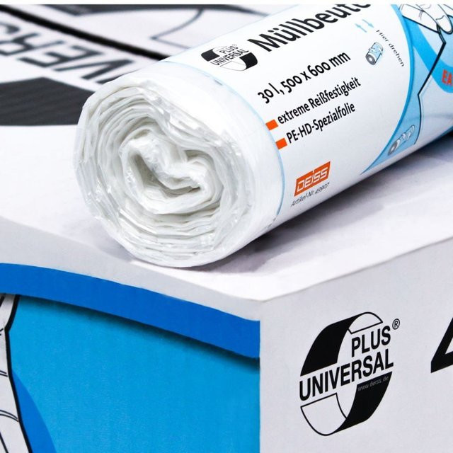 Deiss Universal Plus Müllbeutel, 30 l, grau, 40 Stück pro Packung - Bild 1