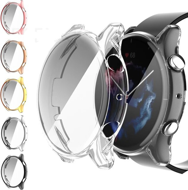 Huami Schutzhülle für Amazfit GTR 3 Pro, TPU, Silber, Unisex - Bild 1