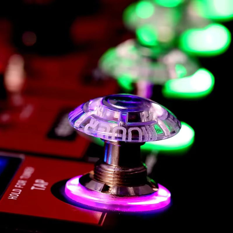 Mooer SHROOMS Fußschalter-Topper aus transparentem Kunststoff für E-Gitarren-Effektpedale, 10 Stück - Bild 4