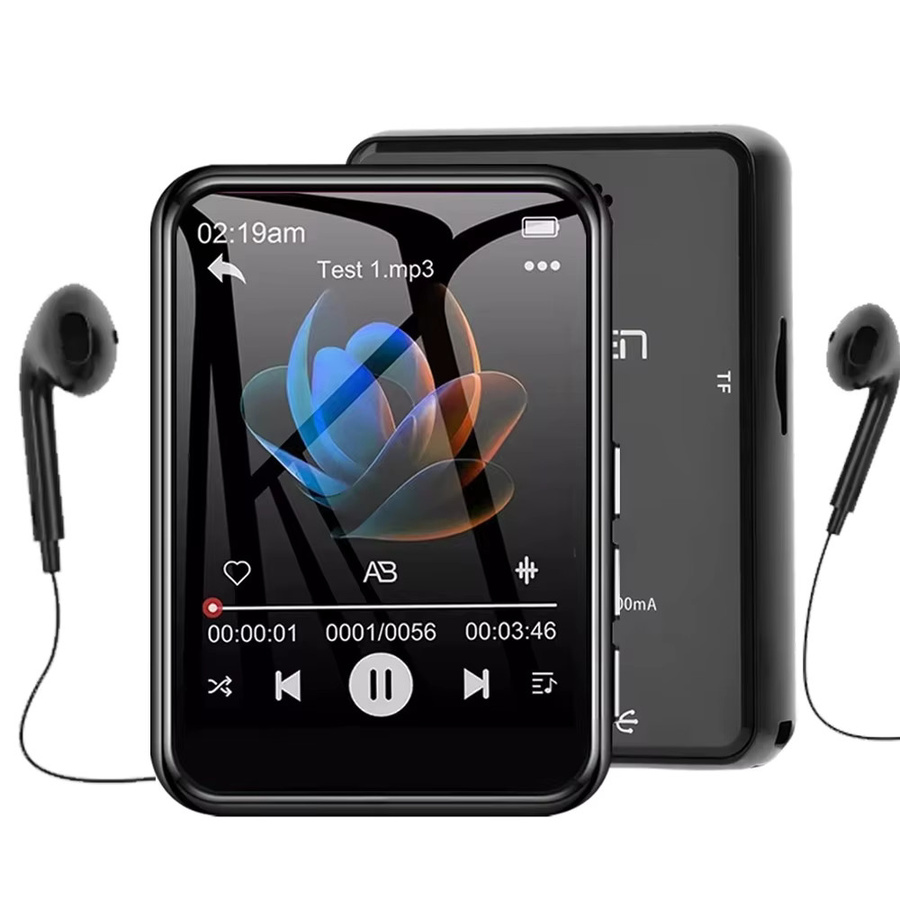 AideeMaster MP3-Player mit 32GB internem Speicher, 2,4-Zoll-Touchscreen, Bluetooth 5.4, HiFi-Musikplayer mit Aufnahmefunktion, Lautsprecher und E-Book-Funktion in Schwarz - Bild 4