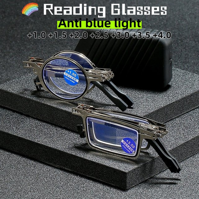 MOYOKA Lesebrille, Metall, Vollrand, Silber, Unisex - Bild 1