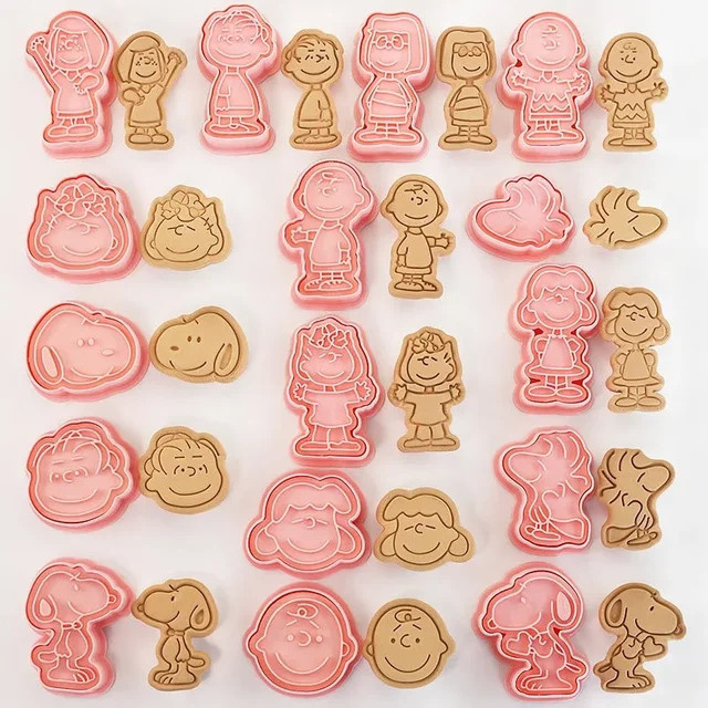 Bandai Snoopys Kuchen-Ausstechformen-Set, Kekswerkzeug-Set, Kinderspielzeug - Bild 1