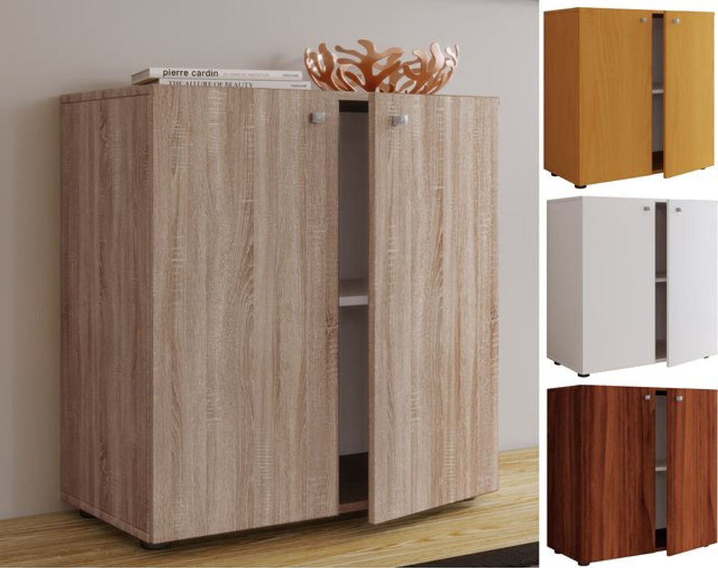 VCM Kommode Vandol V1 in Braun aus Holzwerkstoff, B/H/T: 39 x 74 x 70 cm - Bild 2