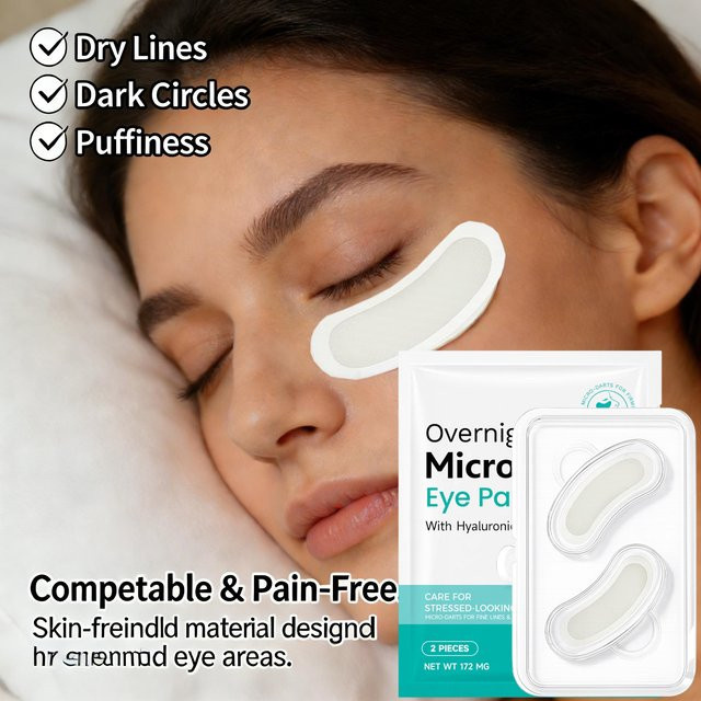 Hoygi Augenmaske mit Hyaluronsäure und Vitamin E, Trockene und Empfindliche Haut, Unisex - Bild 1