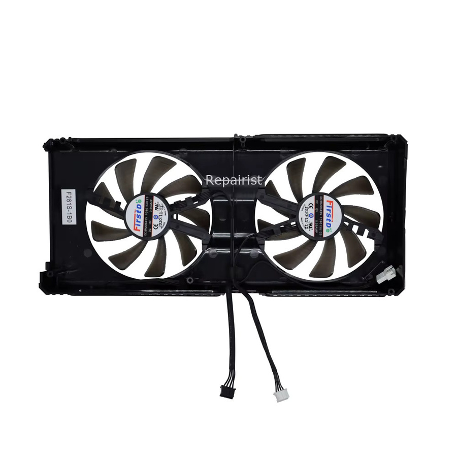 Palit GPU-VGA-Kühler mit Gehäuse und Lüfter für RTX 3060 3060 Ti Dual OC V1 und RTX 3050 Dual OC, Schwarz, FD9015U12S - Bild 2