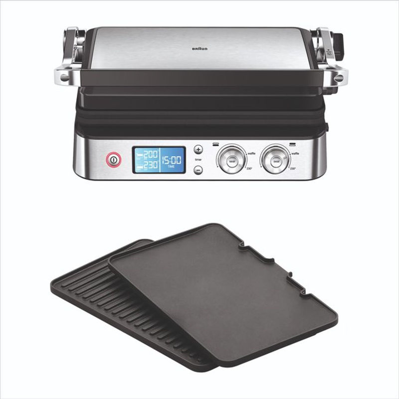 Braun Multigrill CG 9040 Kontaktgrill in Schwarz und Edelstahl - Bild 2