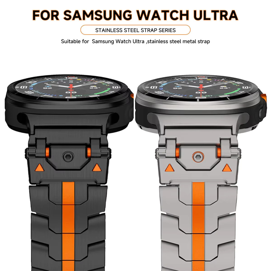 FancyWrist Uhrenarmband Edelstahl, Silber, Samsung Galaxy Watch 7 Ultra 47 mm - Bild 4