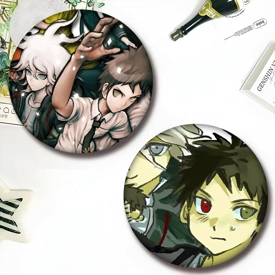 Brosche Nagito Hajime Komahina, Emaille-Pin, rund - Bild 3