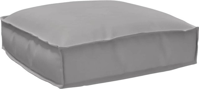 vidaXL Kissen Grau aus Oxford-Stoff, B/T/H: 50 x 50 x 12 cm - Bild 1