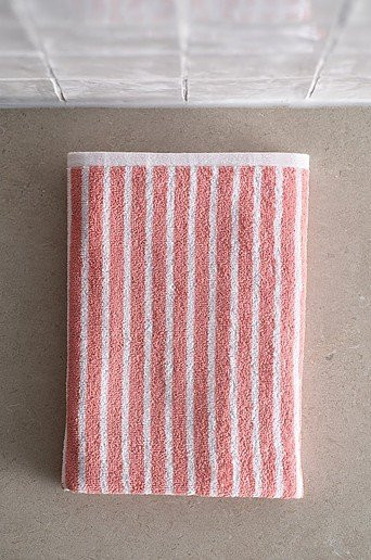 Jotex Badetuch DIXIE in Pink Multicolour, B/H: 70 x 140 cm - Bild 1