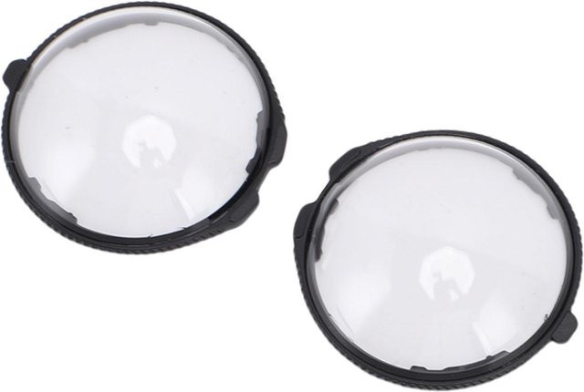 Insta360 X5 Linsenschutz aus gehärtetem Glas, transparent, 10H Härte, kratzfest, weiß - Bild 1