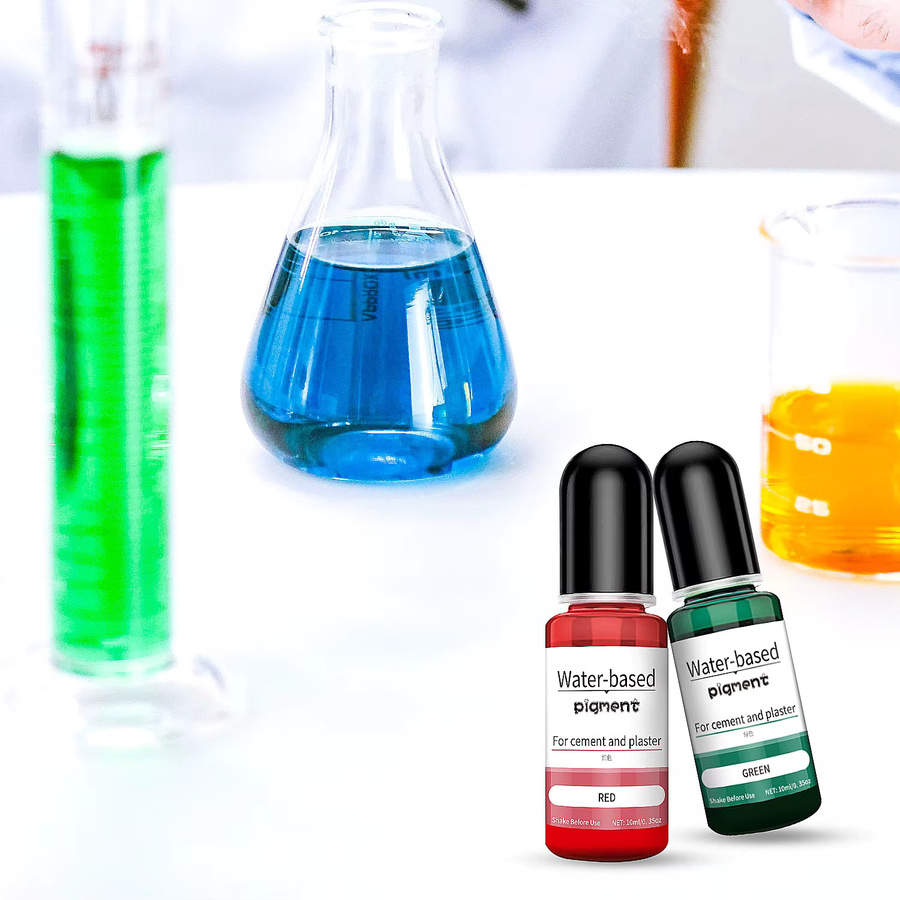 YAKAMOZ 15 Farben Pigment-Set für Gips und Zement zur Dekoration von Betonformen und DIY-Projekten - Bild 6