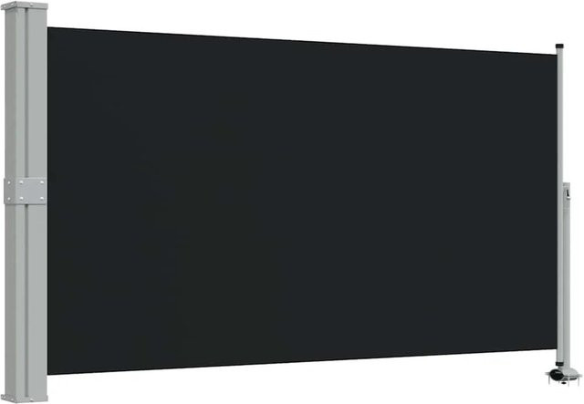 vidaXL Ausziehbare Seitenmarkise aus Polyester in Schwarz, B/H: 300 x 130 cm - Bild 1