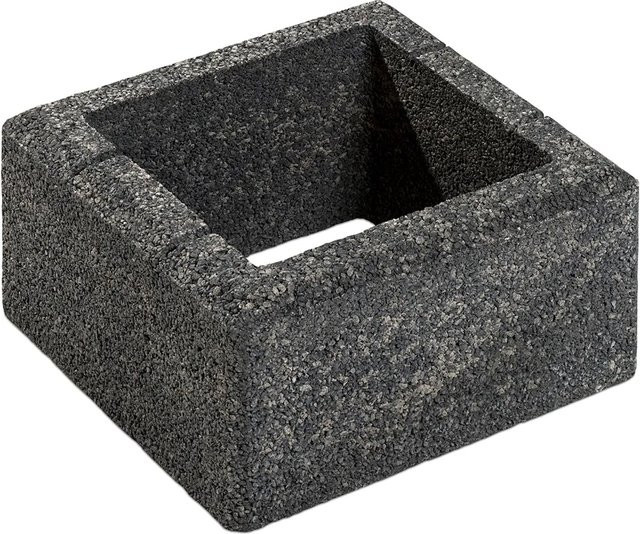 Diephaus Mauer Canta Pfeilerstein Quarzit B/T/H: 37,5 x 37,5 x 20 cm - Bild 1