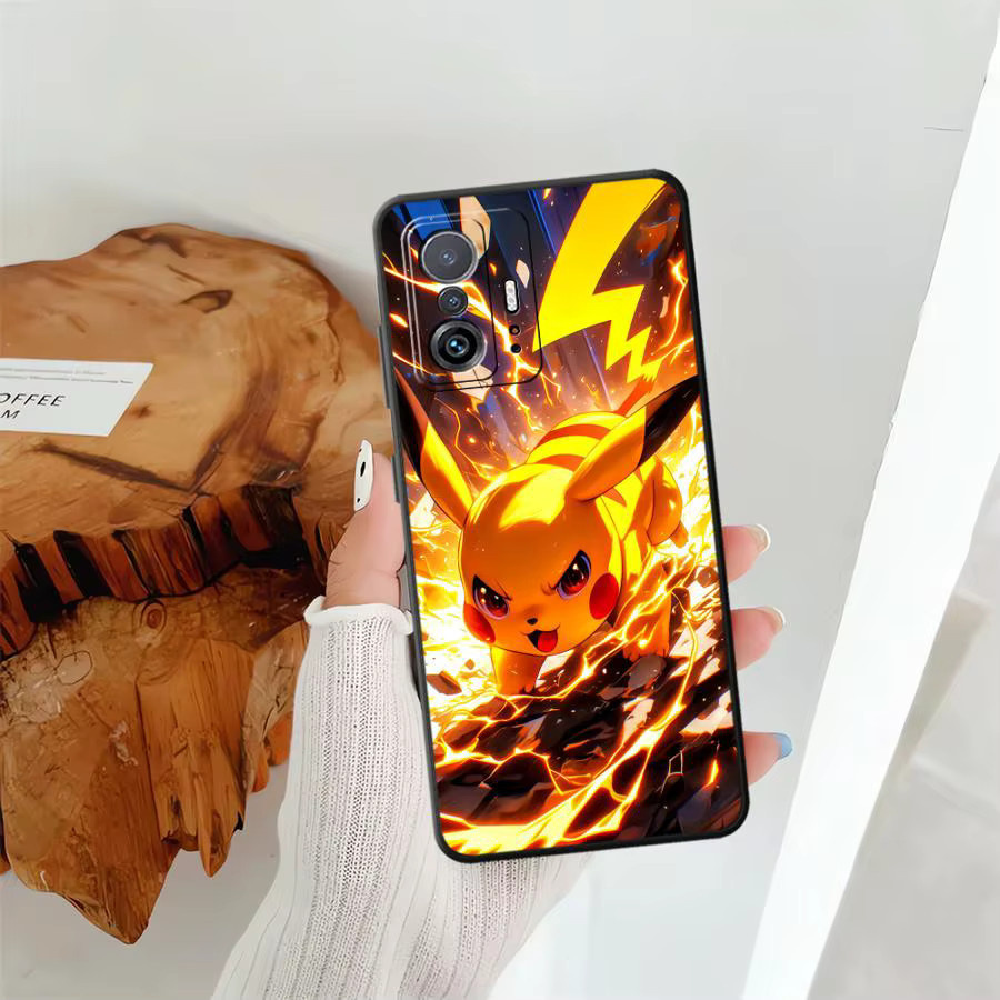 Funda Handyhülle mit Pikachu Pokemon Design für Xiaomi Mi 11T 12T Pro 15 Pro 12X 13 Lite 12 14 10T 11 in Multicolour - Bild 2