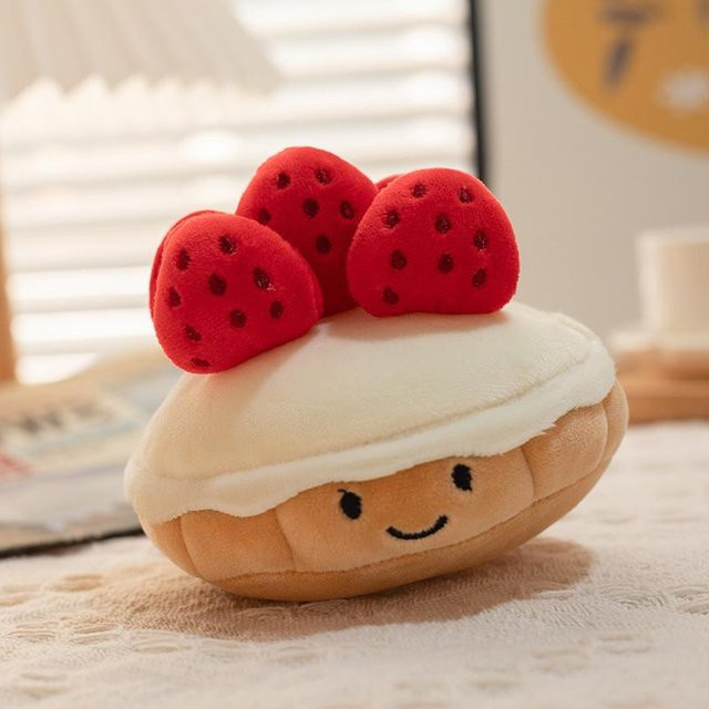 Yiran toy Erdbeerkuchen Plüschtier, 20cm, ab 14 Jahren - Bild 1