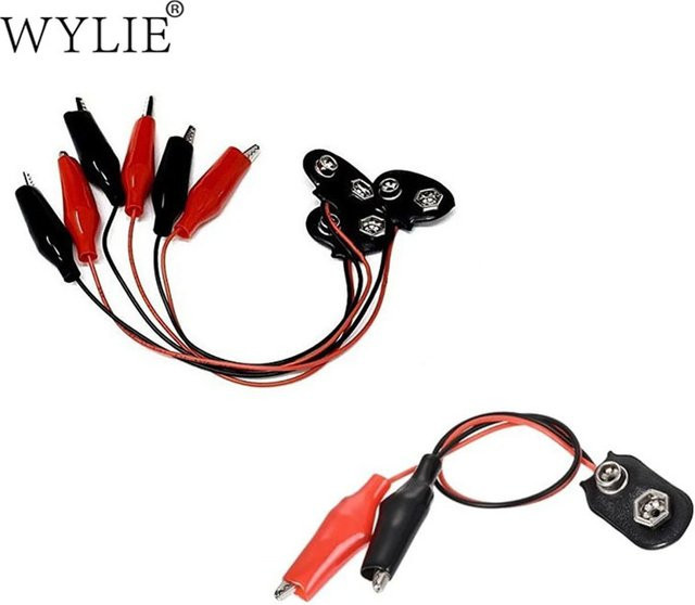 WYLIE 9V Batterie Snap Connector Clip mit Blei Drähten zur Demontage des iPhone 16 Pro Max Batterieklebebands - Bild 1
