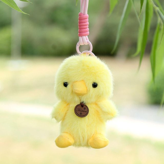 Tieranhänger Plüschtier, beige, 12 cm, Mädchen - Bild 1