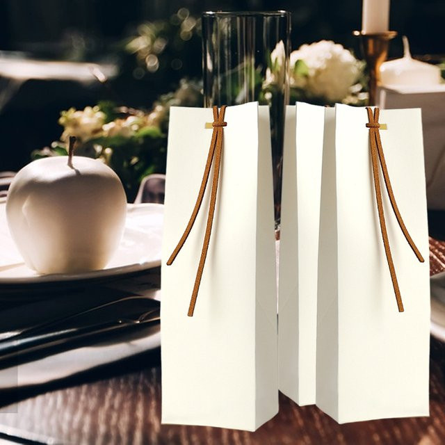 30 Stück Mini Geschenkboxen aus Papier in Weiß für Hochzeit, Geburtstag und Party - Bild 1