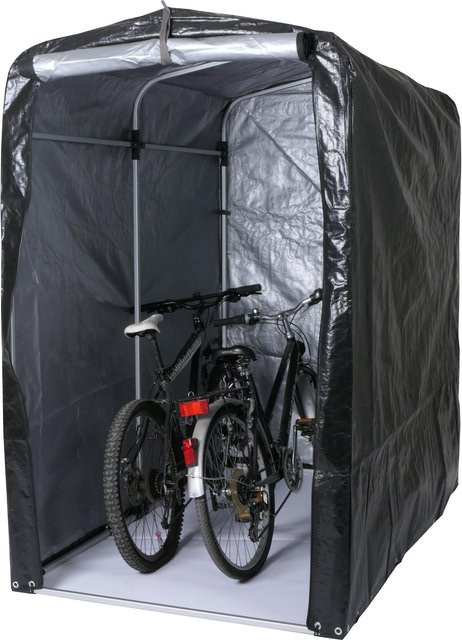 Fahrradgarage MCW-N61 in Anthrazit, wasserfeste Aufbewahrungsgarage aus Aluminium mit UV-Schutz, H x B x T: 201 x 121 x 201 cm - Bild 1