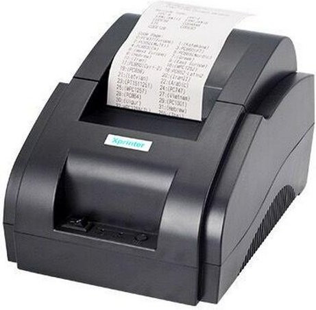 Xprinter XP-58IIH Bluetooth Thermodrucker für Belege in Schwarz - Bild 1
