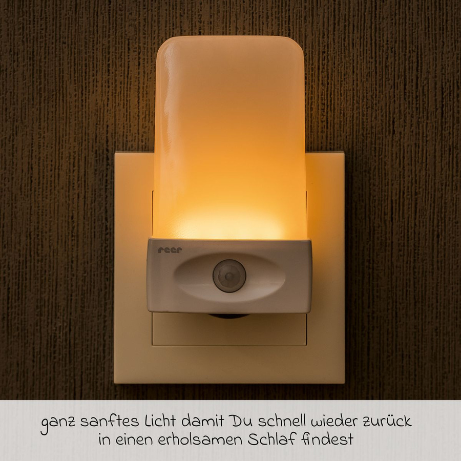 Reer Nachtlicht Mama mit Bewegungsmelder und Dämmerungssensor, LED, Weiß - Bild 3