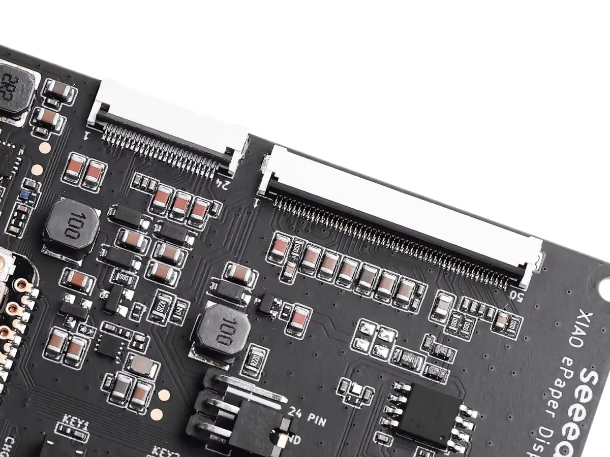 Seeed Studio XIAO ePaper Display Board EE04 mit XIAO ESP32-S3 Plus für Low-Power-Projekte, Schwarz, unterstützt 24-polige und 50-polige ePaper-Displays - Bild 3