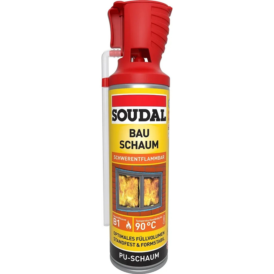 Soudal Bauschaum B1 GeniusGun Polyurethan 500 ml - Bild 2