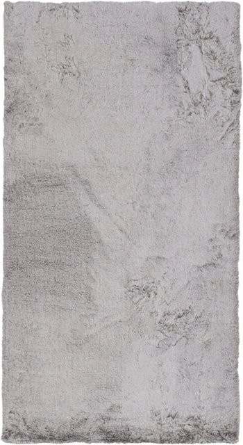 Mömax Kunstfell Denise 1 Teppich in Silber/Weiß, B/T: 80 x 150 cm - Bild 1