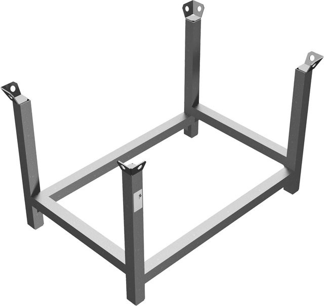 Schake GS-Stapelpalette aus Stahl in Grau, B/T/H: 108 x 68 x 54 cm - Bild 1