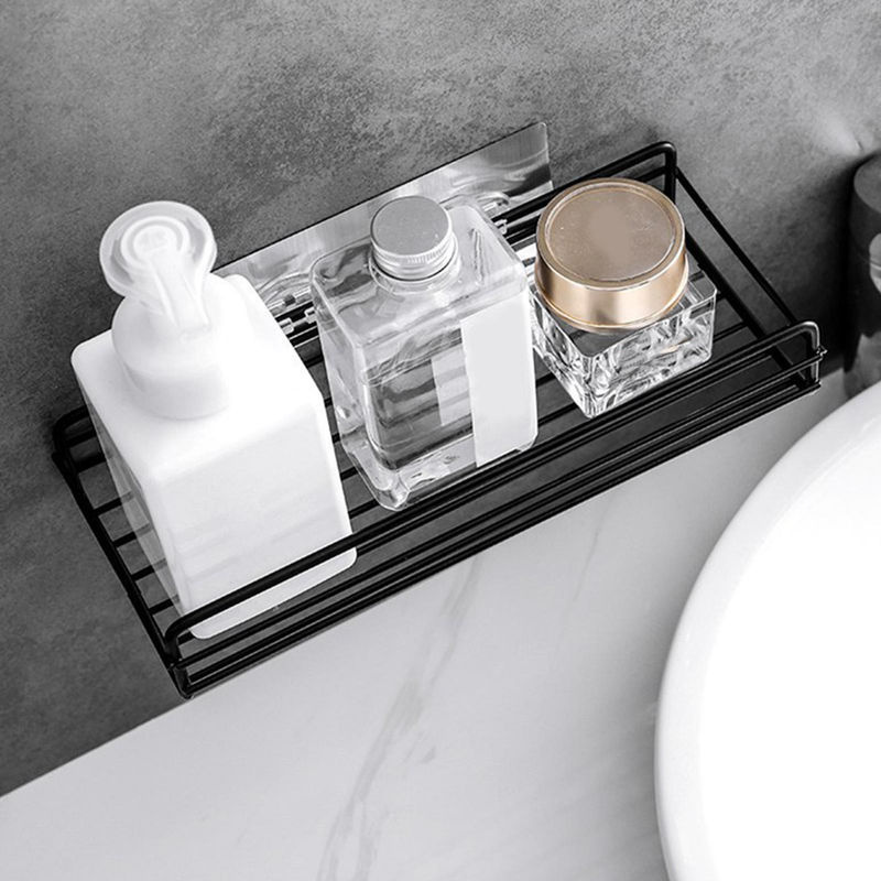 TOMTOP JMS Wandmontiertes Badezimmer-Aufbewahrungsregal aus Eisen für Dusche und Küche - Bild 3