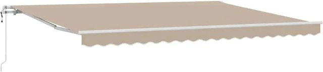 vidaXL Elektrische Ausziehbare Markise Beige B: 450 cm, T: 300 cm - Bild 1