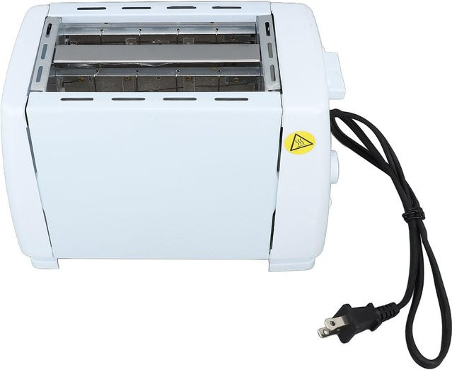 OutsideWorld Toaster aus Edelstahl mit 6 Temperatureinstellungen für 2 Scheiben in Grau - Bild 1