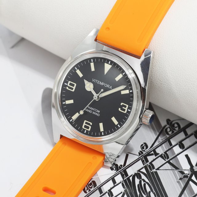 HEIMDALLR Armbanduhr Edelstahl, Handaufzug, 36 mm, Herren - Bild 1